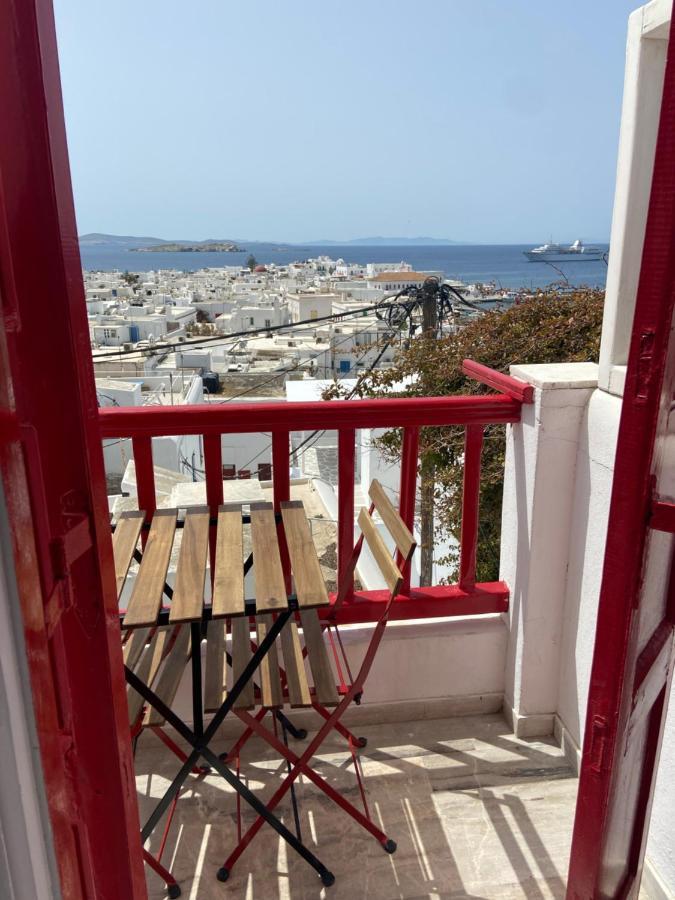 Elenitas Town House With Balcony And Sea View Leilighet Mykonos Town Eksteriør bilde