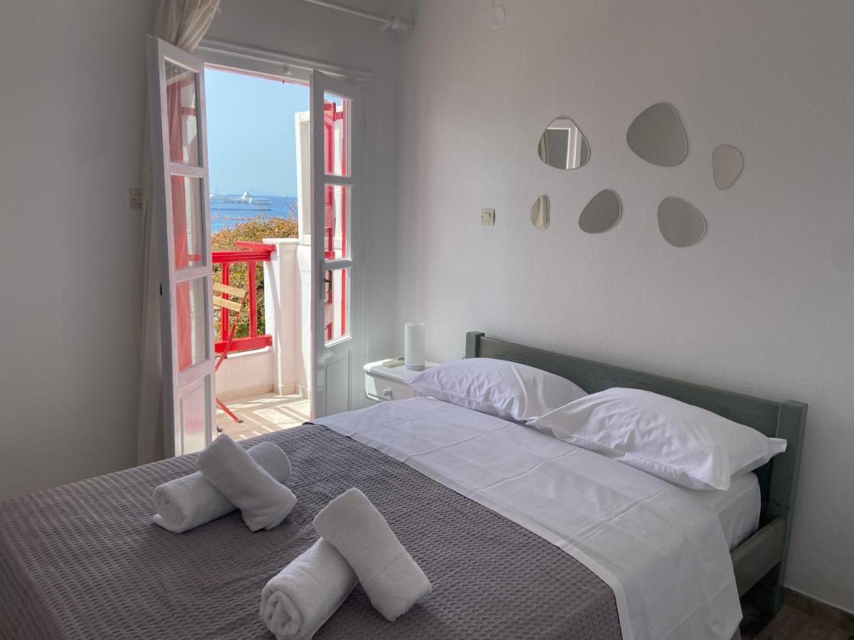 Elenitas Town House With Balcony And Sea View Leilighet Mykonos Town Eksteriør bilde