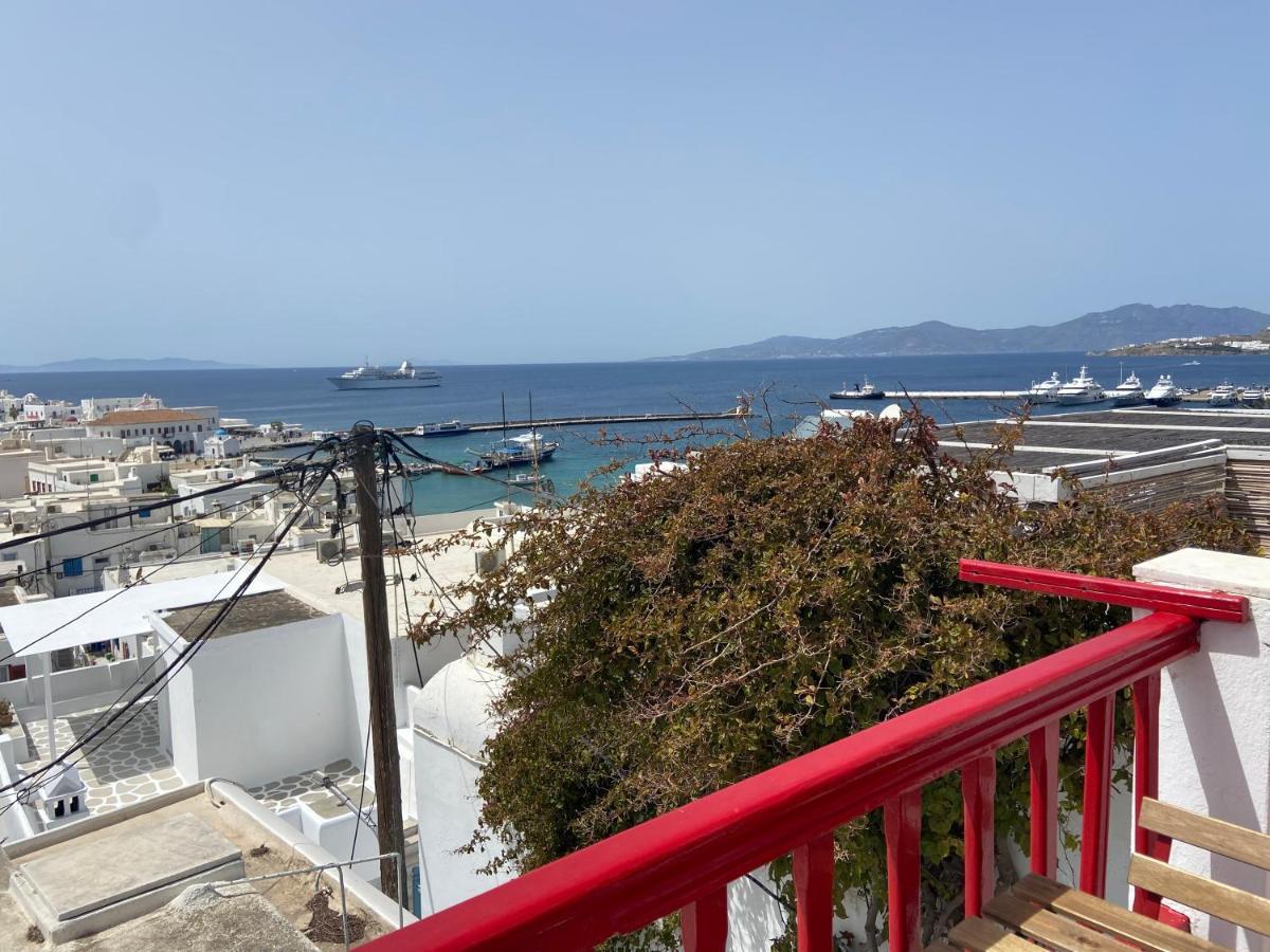 Elenitas Town House With Balcony And Sea View Leilighet Mykonos Town Eksteriør bilde