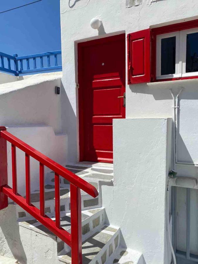 Elenitas Town House With Balcony And Sea View Leilighet Mykonos Town Eksteriør bilde